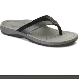VIONIC Dennis Leather Sandal Flip Flop Color-White Size-8 NWT Women main image 4